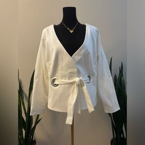 NWT SONCY COLLARLESS COAT